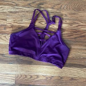 Strappy sports bra